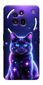 Чехол Galaxy purple cat для Nothing Phone (3a) Pro
