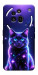 Чехол Galaxy purple cat для Nothing Phone (3a) Pro