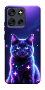 Чехол Galaxy purple cat для Motorola Moto G56 5G
