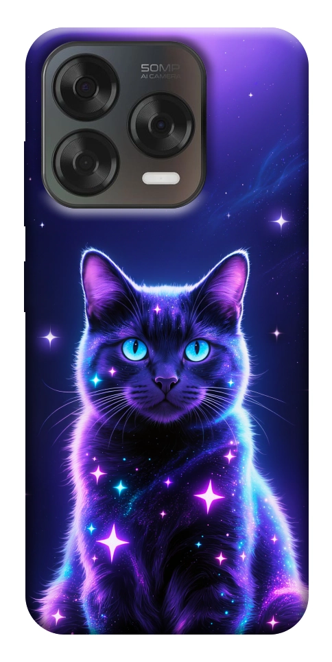 Чохол Galaxy purple cat для ZTE Nubia V70 Design