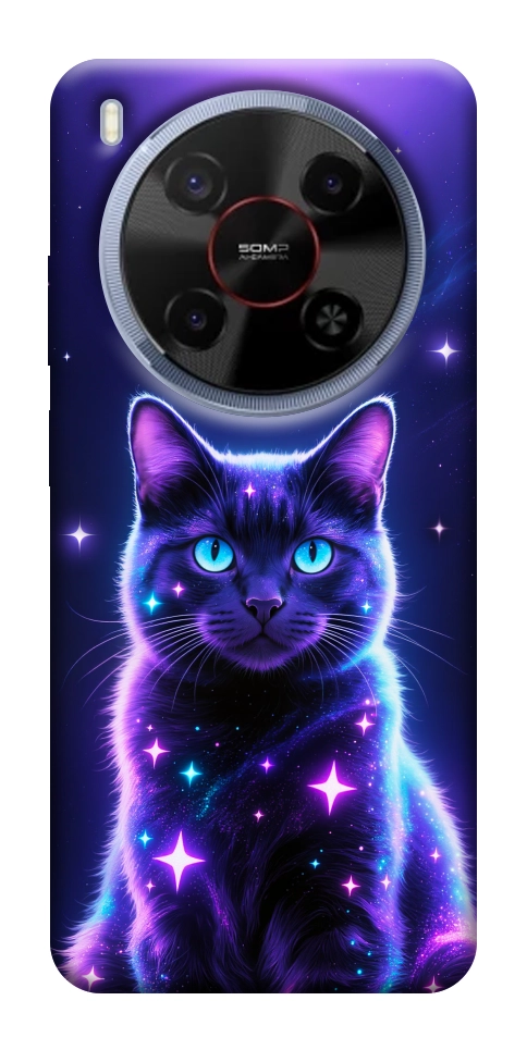 Чохол Galaxy purple cat для ZTE Nubia V70 Max