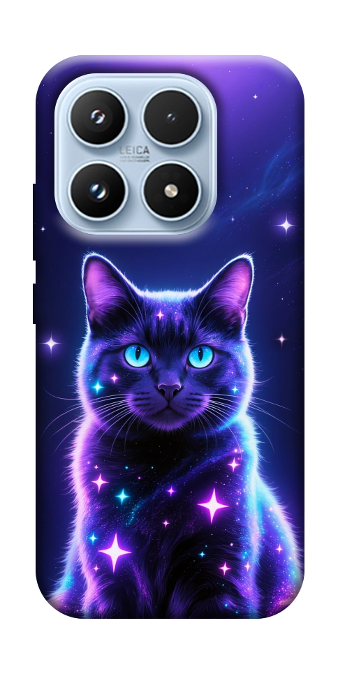 Чехол Galaxy purple cat для Xiaomi 17