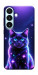 Чехол Galaxy purple cat для Galaxy S26