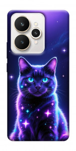 Чехол Galaxy purple cat для Realme 15