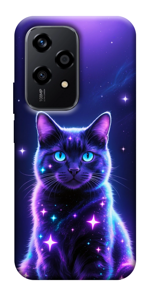 Чехол Galaxy purple cat для Huawei Honor 200 Lite