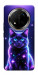 Чехол Galaxy purple cat для Huawei Honor X9c