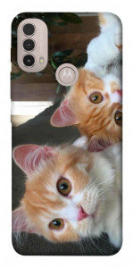 Чохол Fluffy Duo для Motorola Moto E40