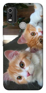 Чехол Fluffy Duo для Nokia C21 Plus