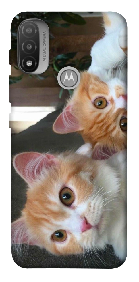 Чехол Fluffy Duo для Motorola Moto E20