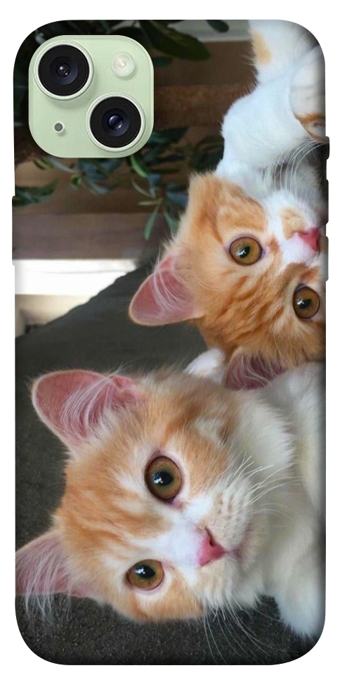 Чехол Fluffy Duo для iPhone 15 Plus