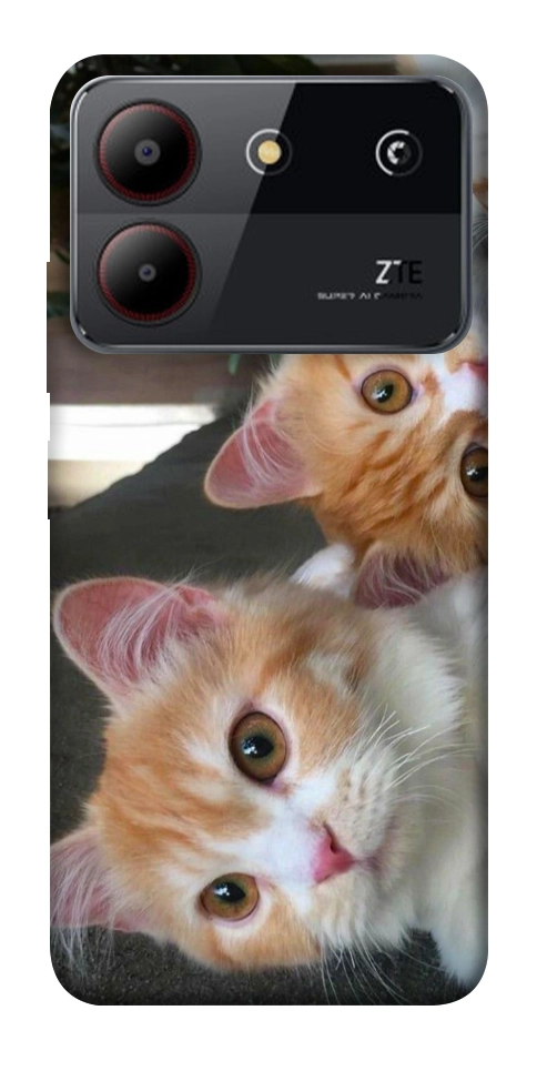 Чехол Fluffy Duo для ZTE Blade A54 4G