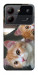 Чехол Fluffy Duo для ZTE Blade A54 4G