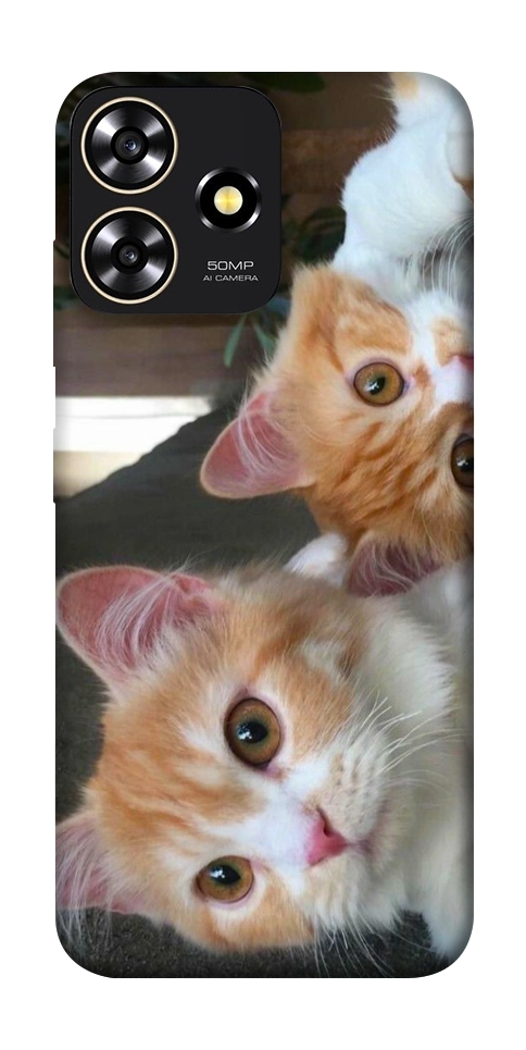 Чехол Fluffy Duo для ZTE Blade A73 4G
