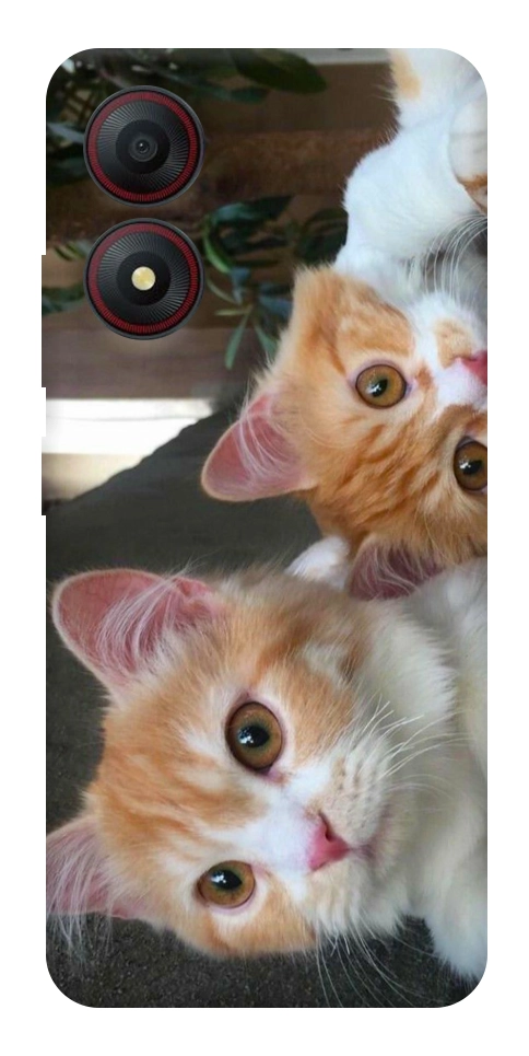 Чехол Fluffy Duo для ZTE Blade A34 4G