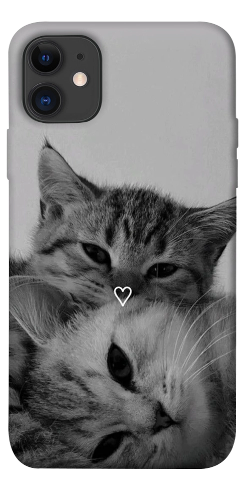 Чохол Grey cats для iPhone 11