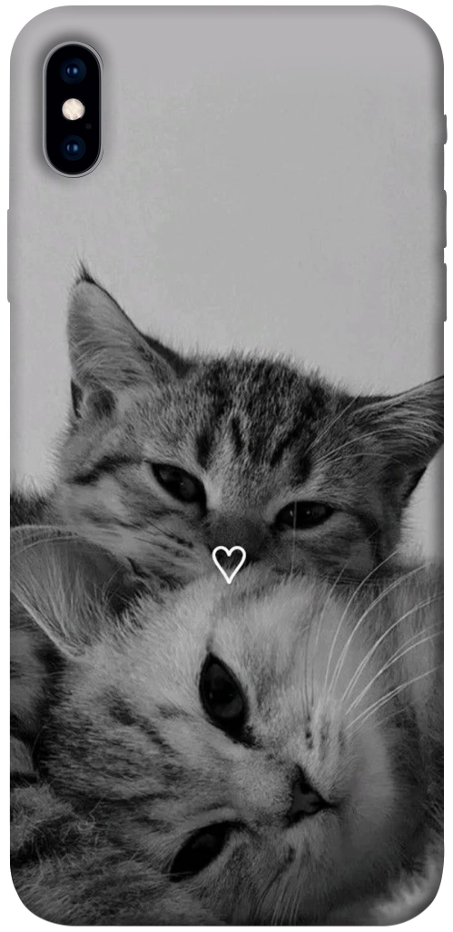 Чохол Grey cats для iPhone XS Max