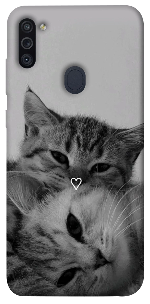 Чохол Grey cats для Galaxy M11 (2020)