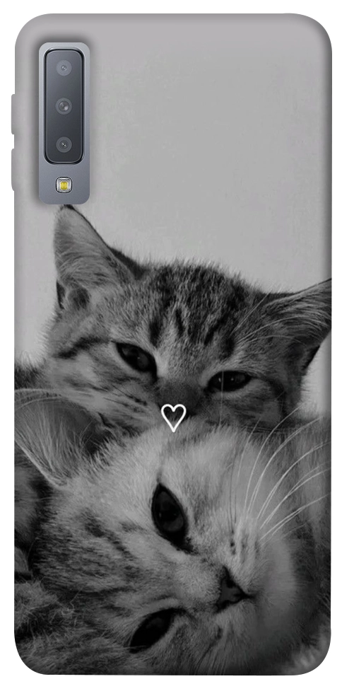 Чехол Grey cats для Galaxy A7 (2018)