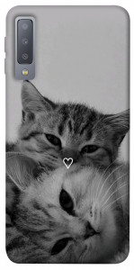 Чохол Grey cats для Galaxy A7 (2018)