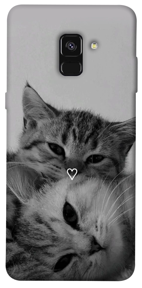 Чохол Grey cats для Galaxy A8 (2018)