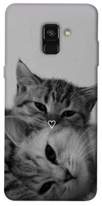 Чохол Grey cats для Galaxy A8 (2018)