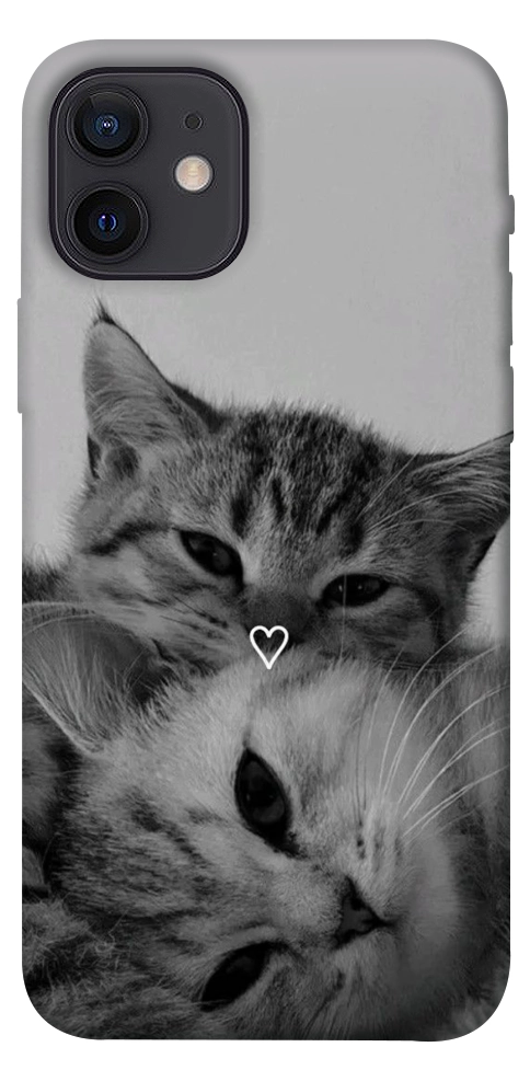 Чохол Grey cats для iPhone 12