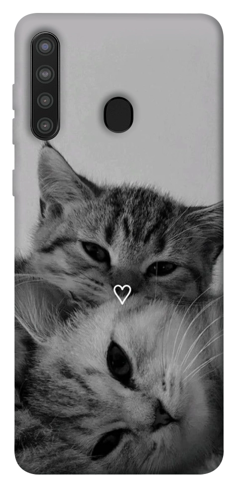 Чохол Grey cats для Galaxy A21
