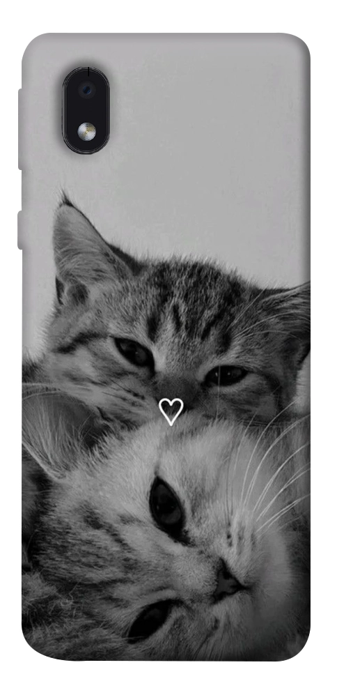 Чохол Grey cats для Galaxy M01 Core