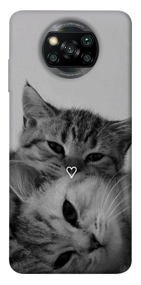 Чехол Grey cats для Xiaomi Poco X3 NFC