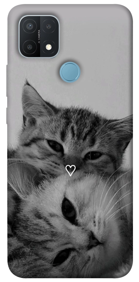 Чохол Grey cats для Oppo A15