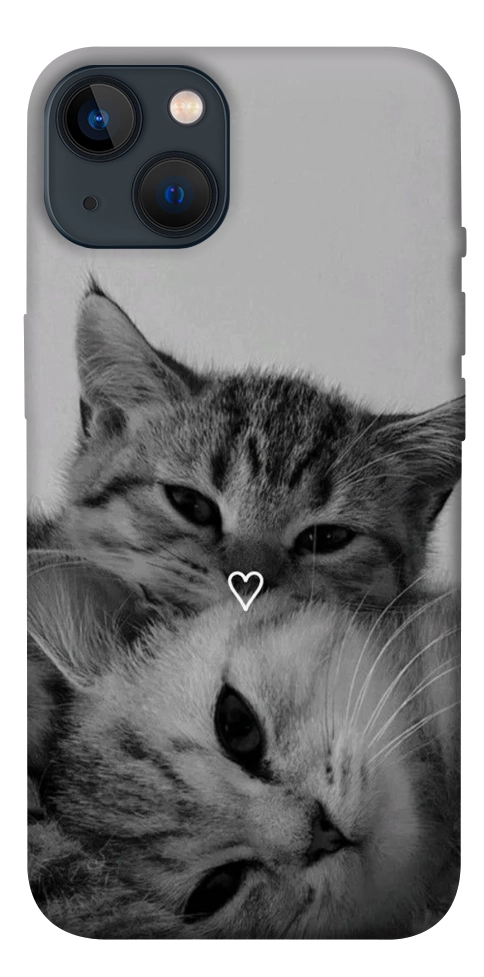 Чохол Grey cats для iPhone 13