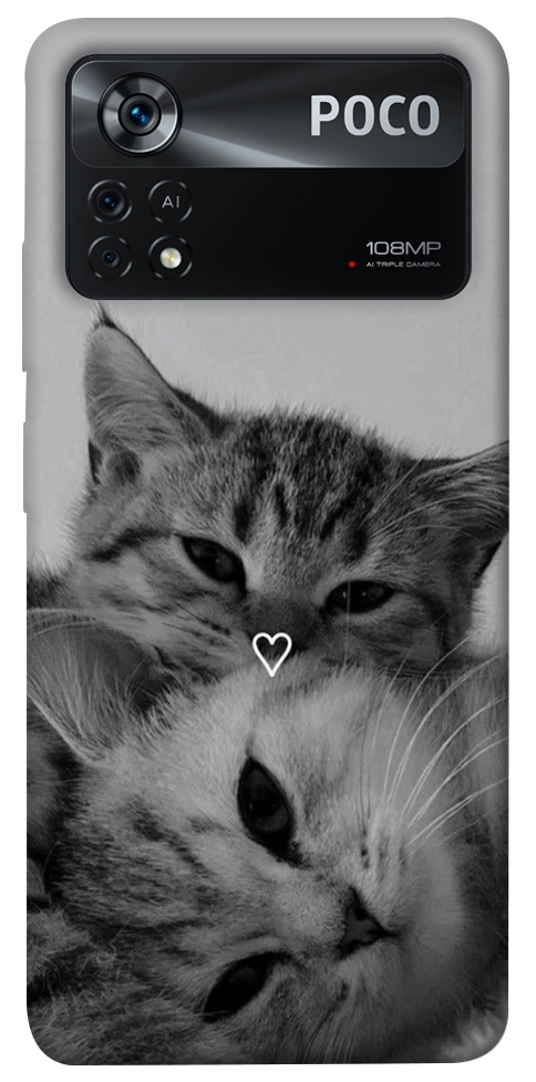 Чехол Grey cats для Xiaomi Poco X4 Pro