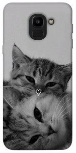 Чохол Grey cats для Galaxy J6 (2018)