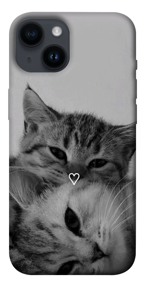Чохол Grey cats для iPhone 14