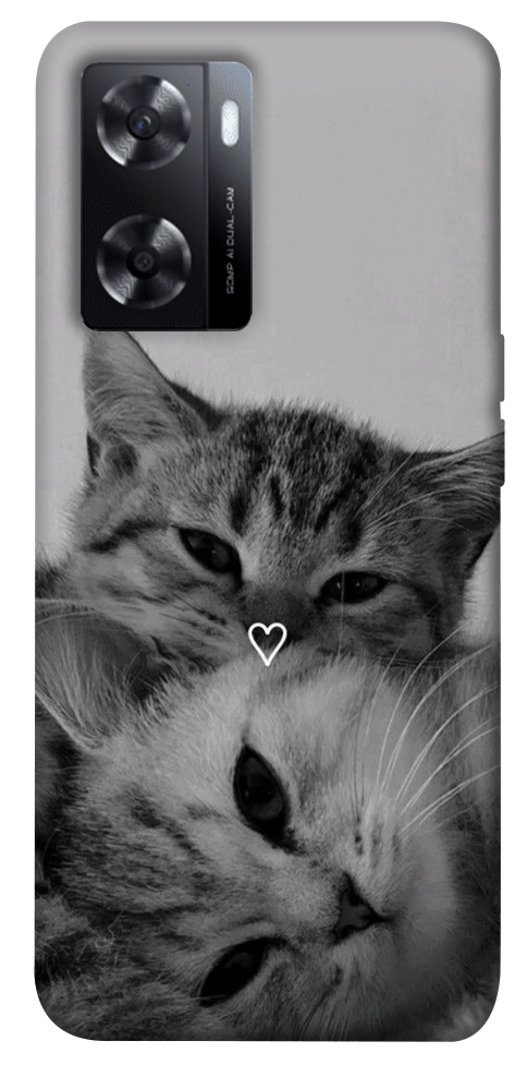 Чохол Grey cats для Oppo A57s