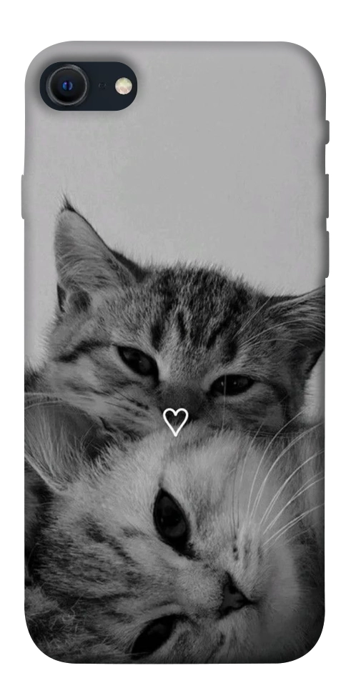 Чехол Grey cats для iPhone SE (2022)