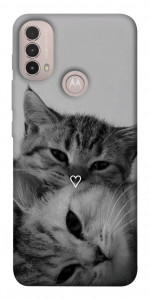 Чохол Grey cats для Motorola Moto E40