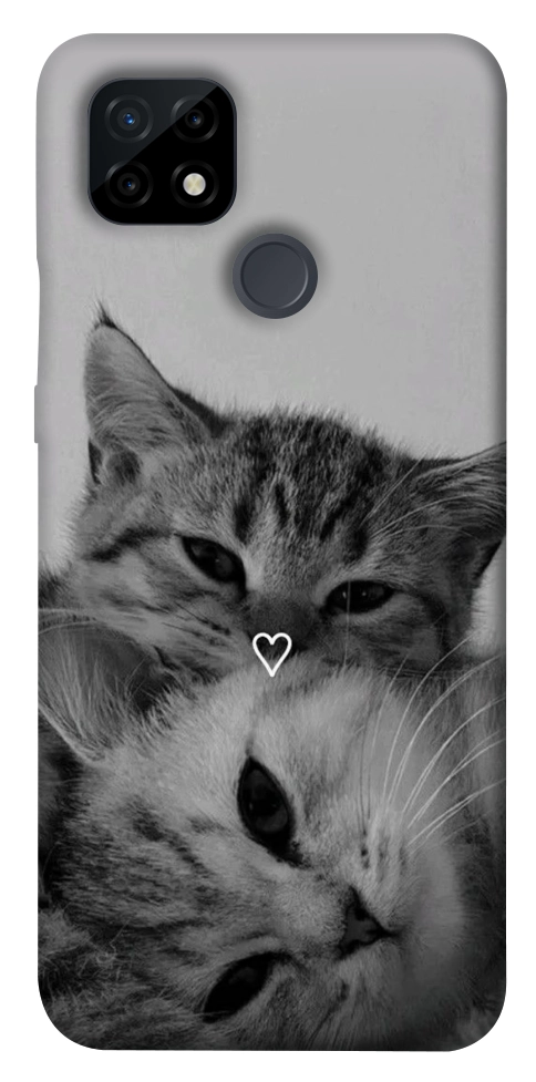 Чохол Grey cats для Realme C21