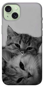 Чехол Grey cats для iPhone 15 Plus
