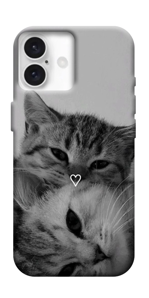Чехол Grey cats для iPhone 16 Plus