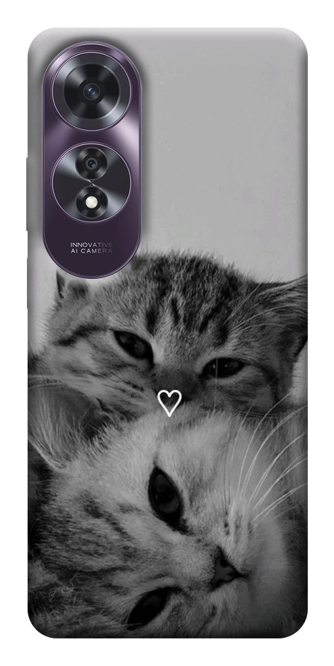 Чохол Grey cats для Oppo A60 4G