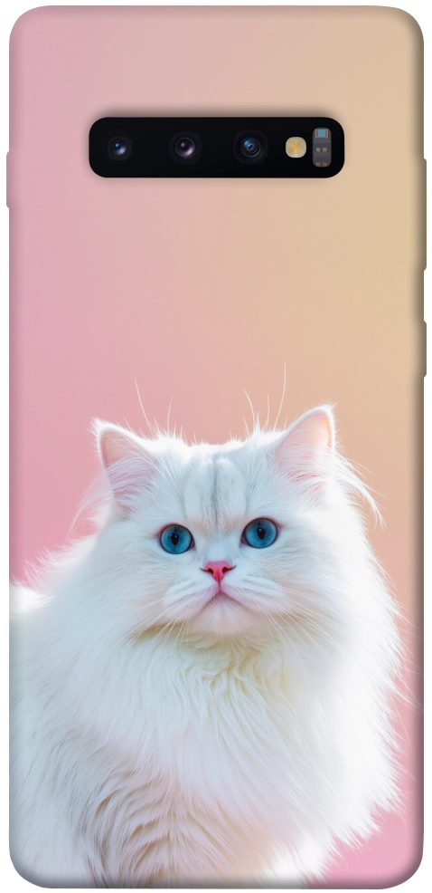 Чехол Pastel kitty для Galaxy S10 Plus (2019)