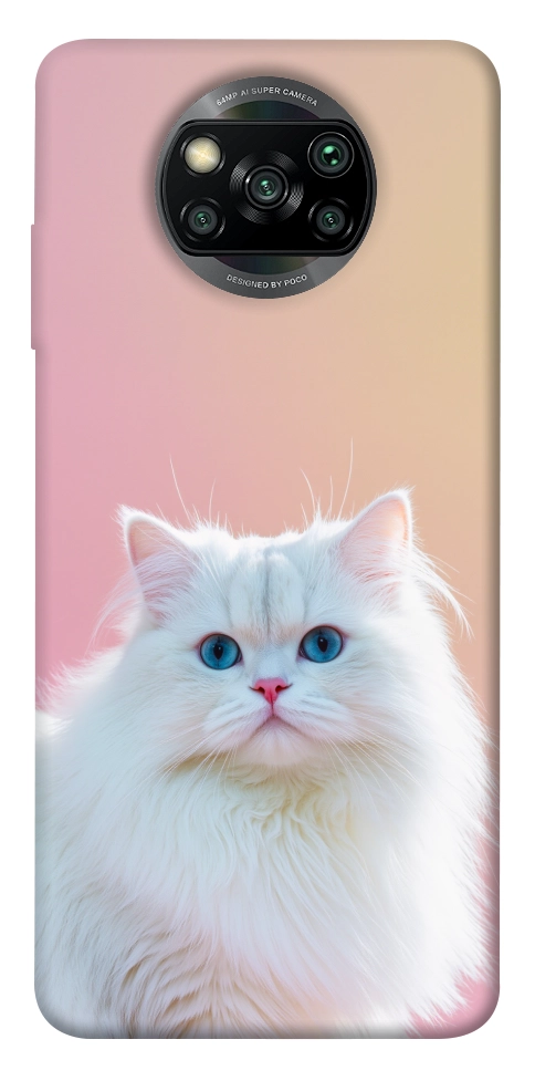 Чехол Pastel kitty для Xiaomi Poco X3 NFC
