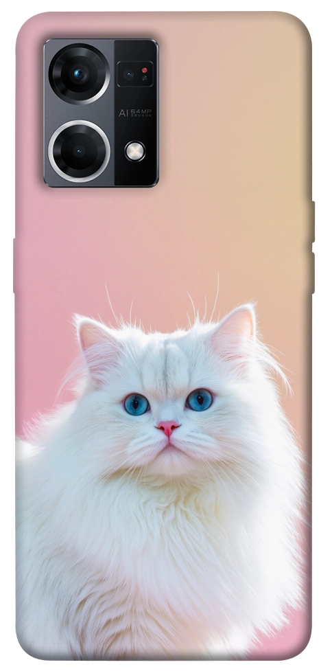 Чехол Pastel kitty для Oppo Reno 7 4G