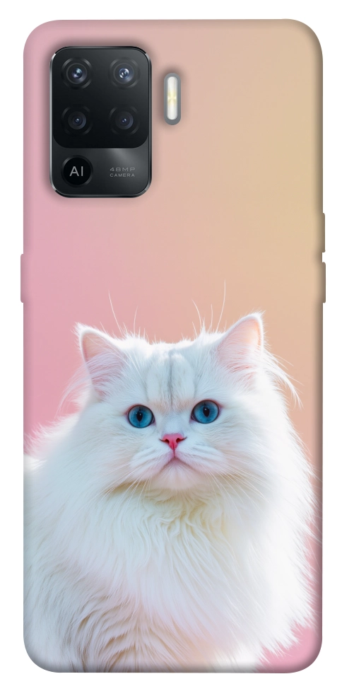 Чехол Pastel kitty для Oppo Reno 5 Lite