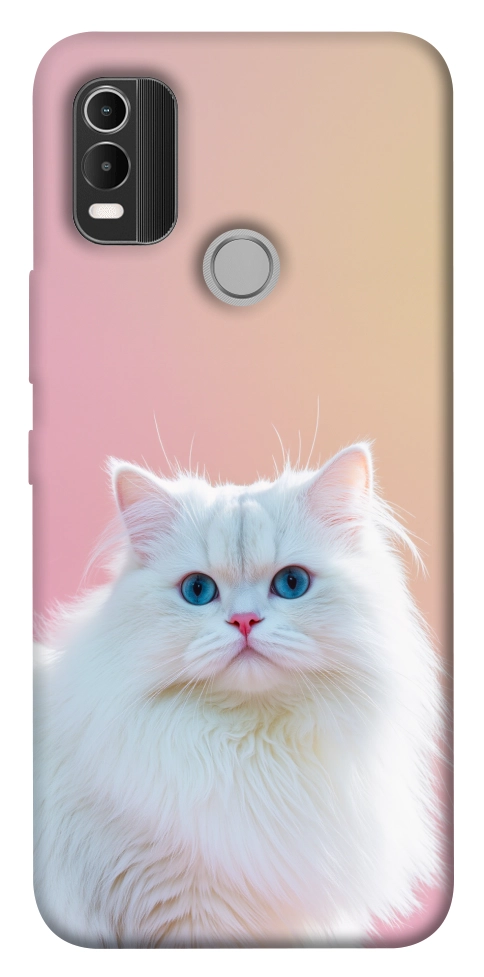 Чехол Pastel kitty для Nokia C21 Plus