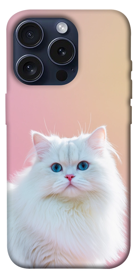 Чехол Pastel kitty для iPhone 15 Pro