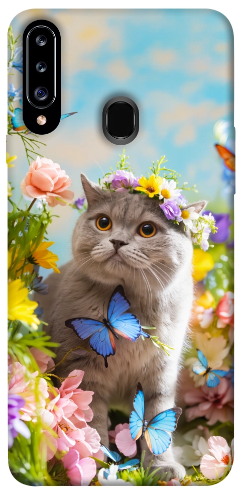 Чехол Spring cat для Galaxy A20s (2019)