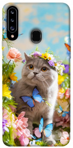 Чехол Spring cat для Galaxy A20s (2019)