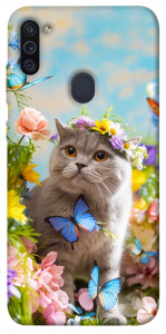 Чохол Spring cat для Galaxy M11 (2020)